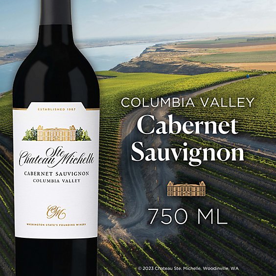 Chateau Ste. Michelle Columbia Valley Cabernet Sauvignon Red Wine - 750 ML